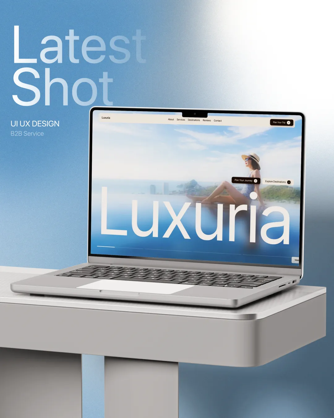 Design UI UX - Luxuria Voyages de Luxe