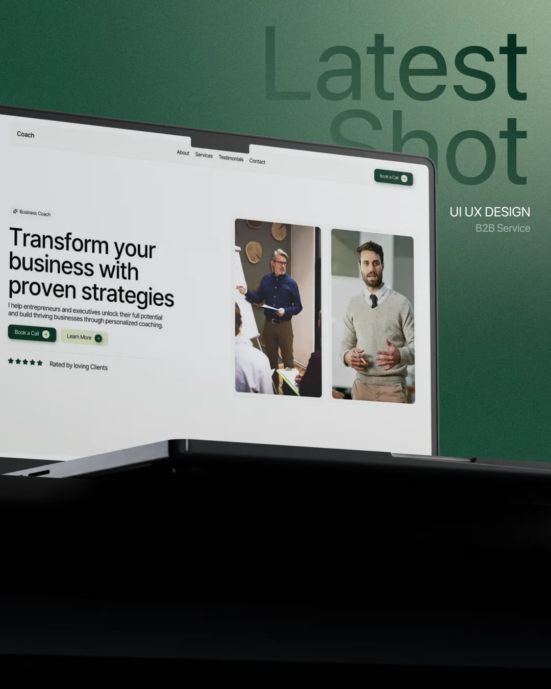 UI UX Design - Business coach
