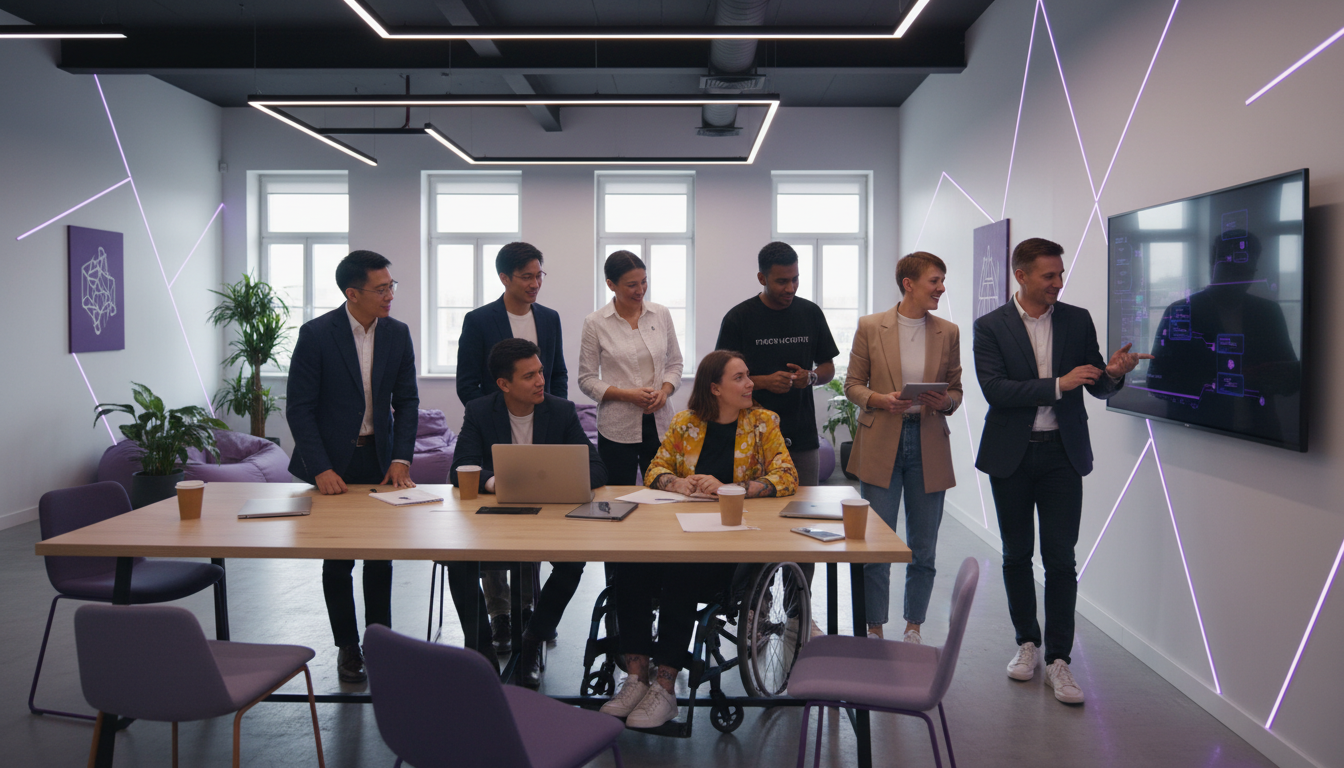 Diverse team collaboration