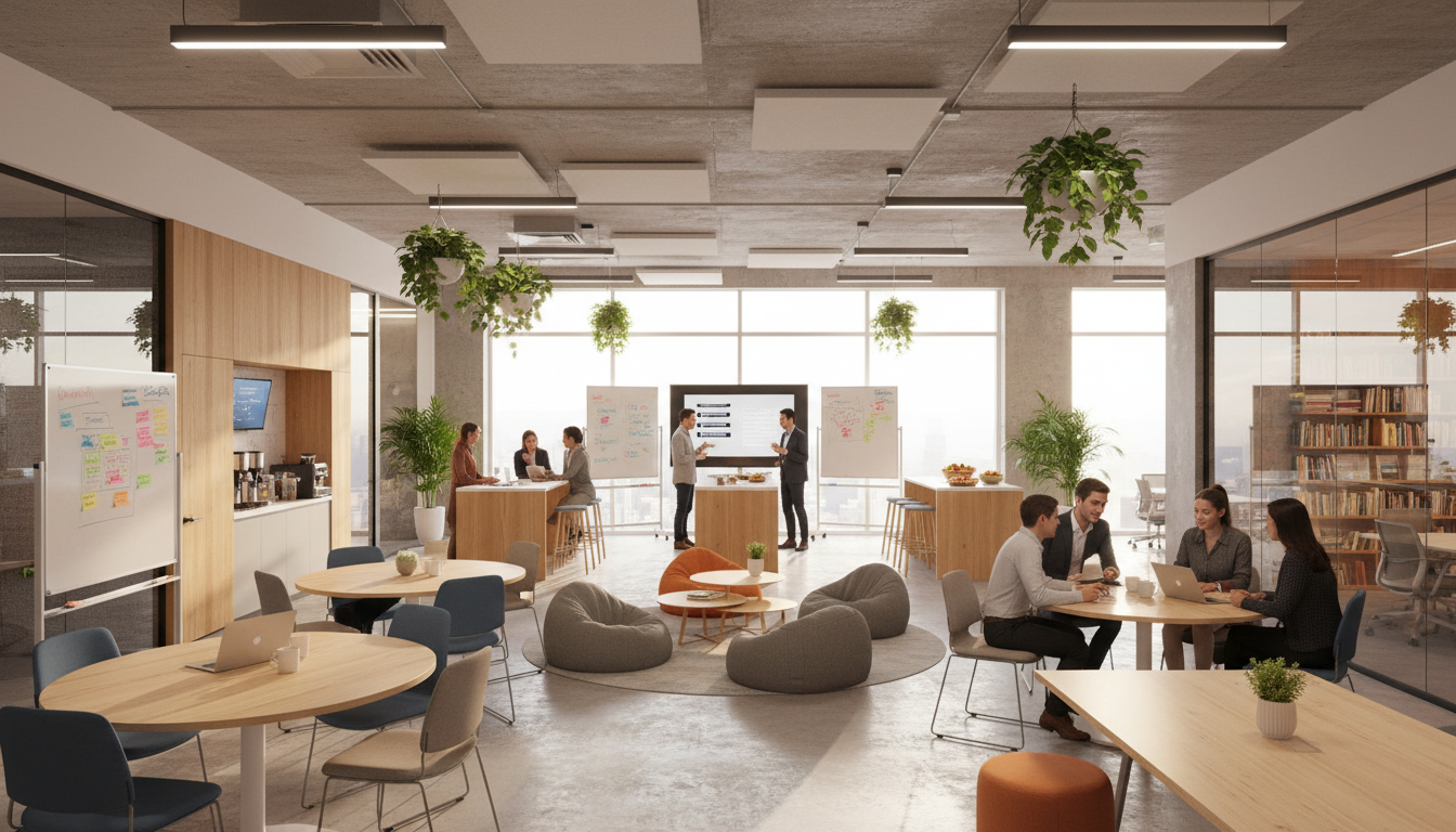 Contact us - modern office environment