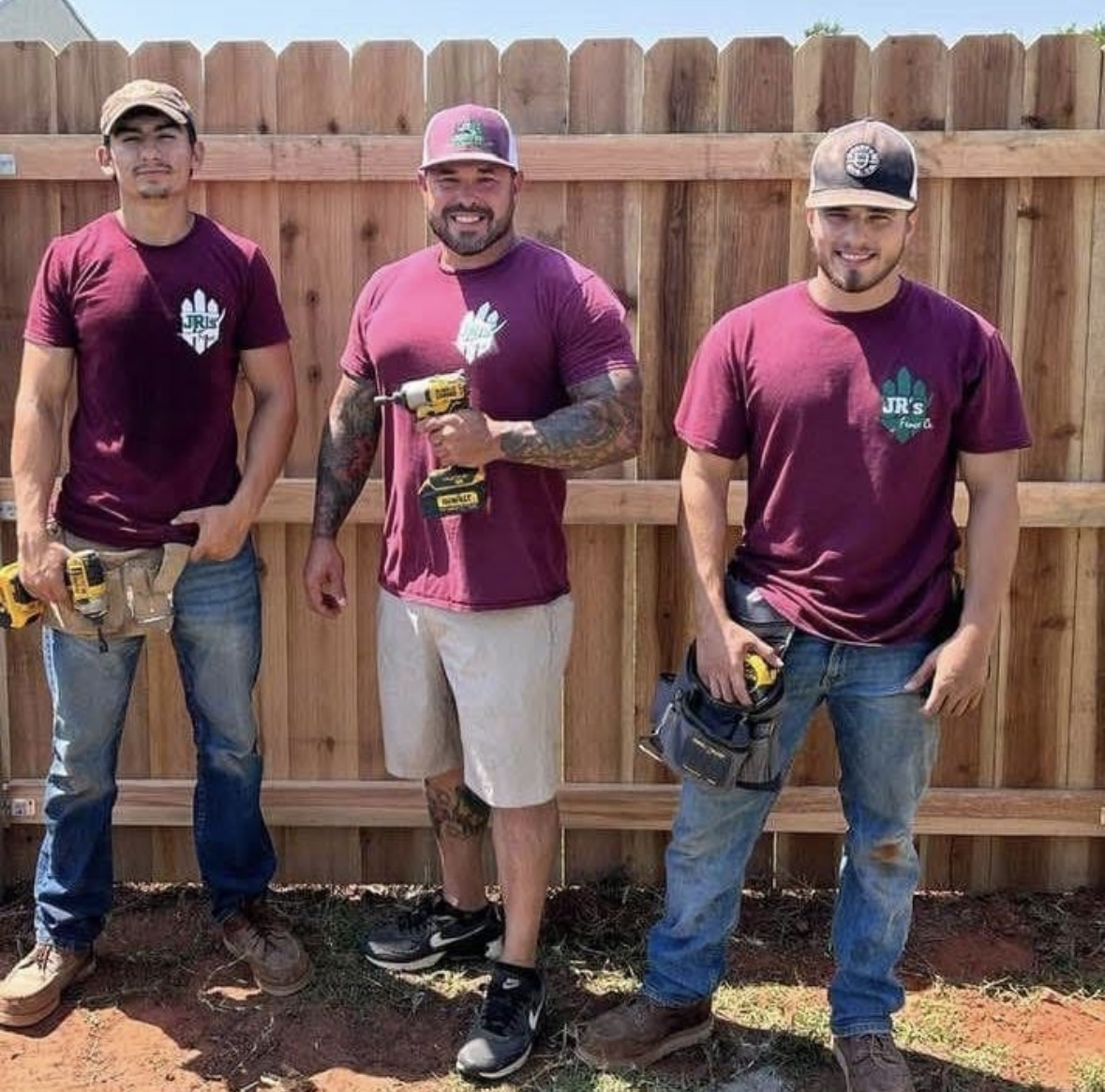 Professional fencing installation