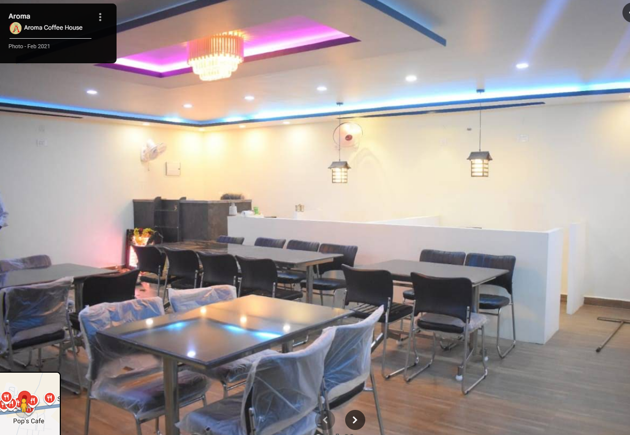 Restaurant dining area