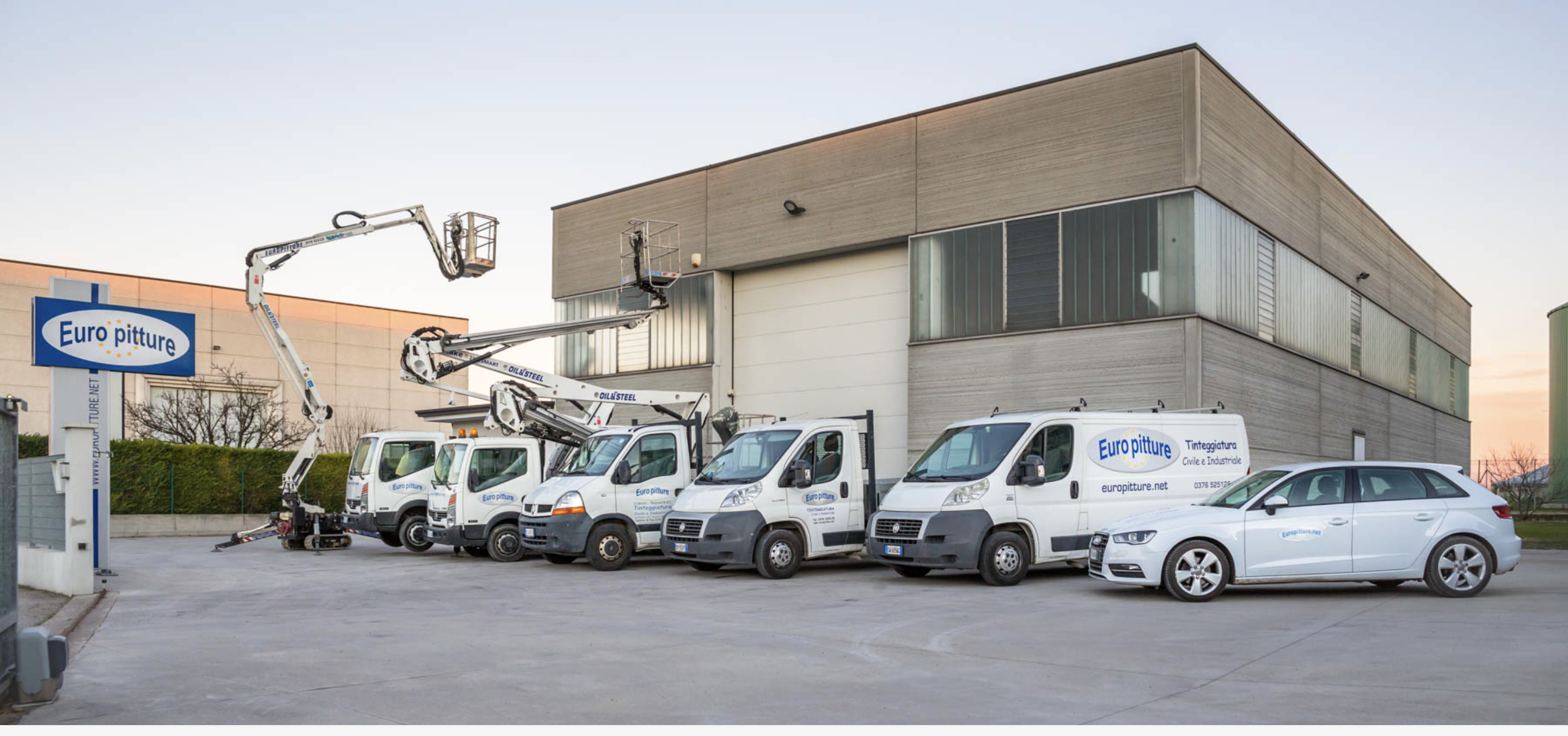 Euro Pitture parco mezzi Suzzara