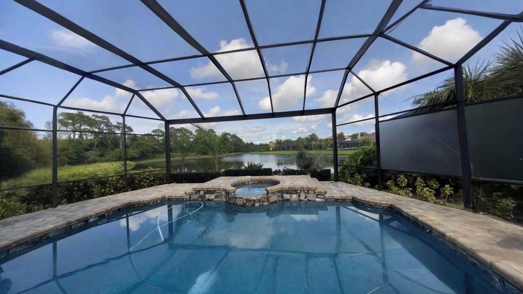 residential pool cage repair Florida