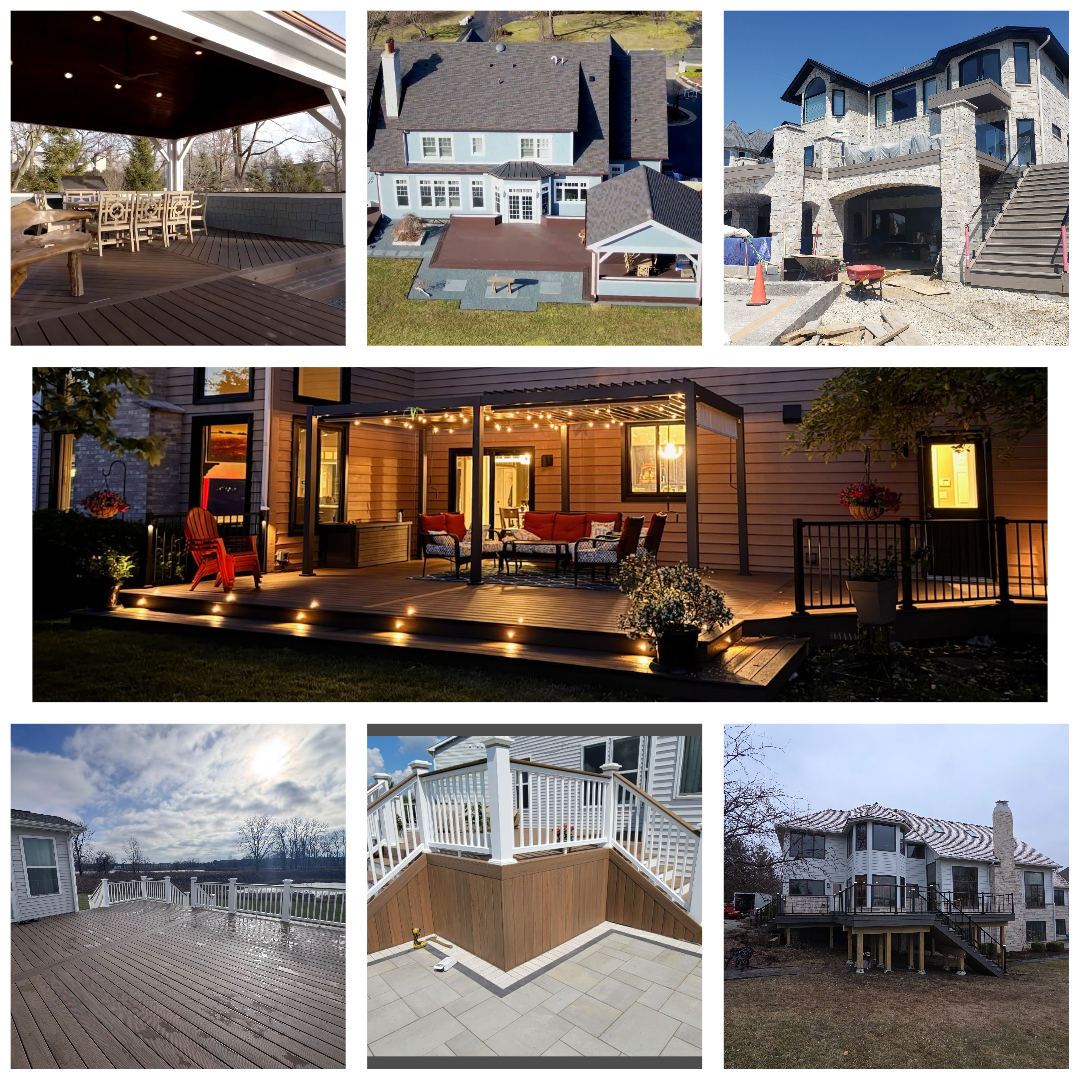 Custom Trex deck luxury residential