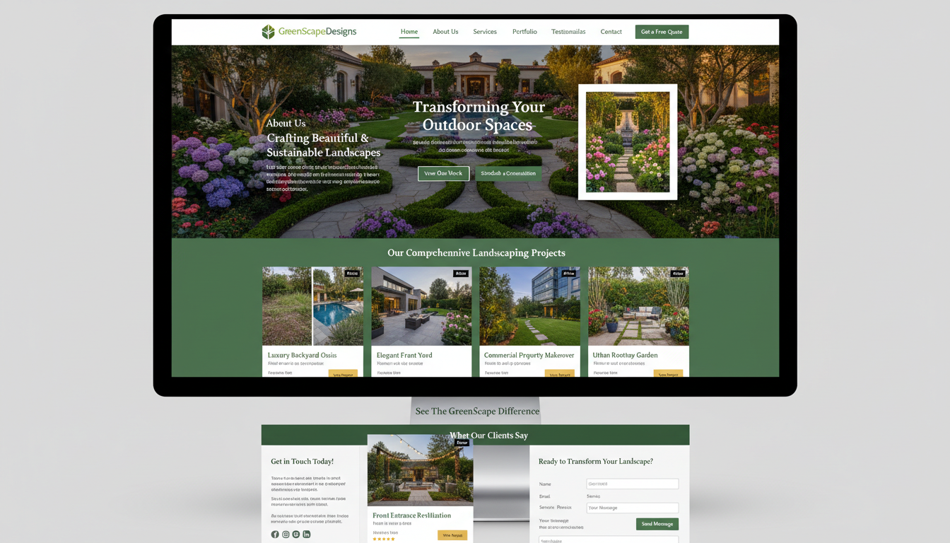 Landscaping Company Redesign