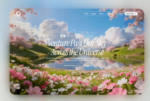 Calming nature background