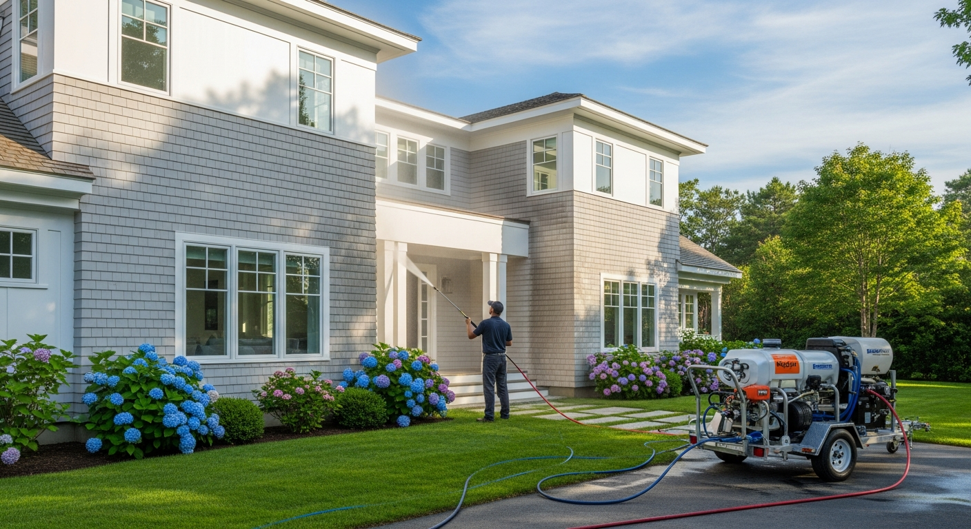Professional pressure washing service