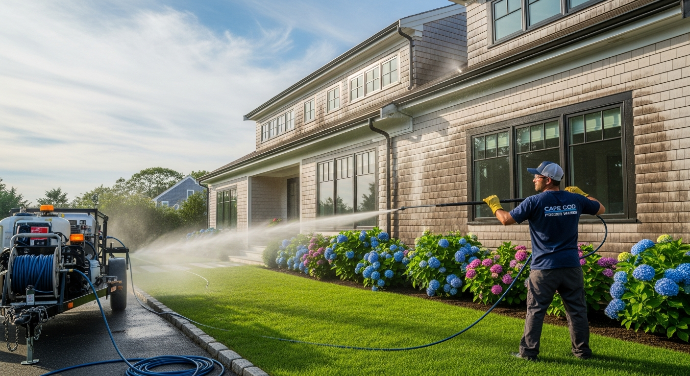 Professional pressure washing service