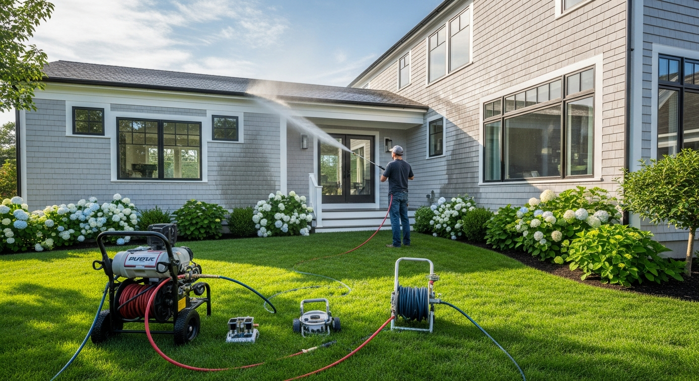 Professional pressure washing service