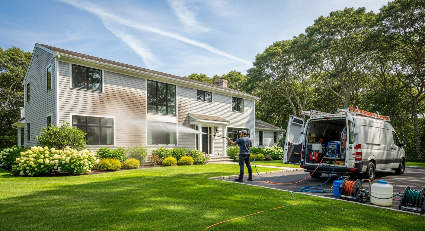 Professional pressure washing service
