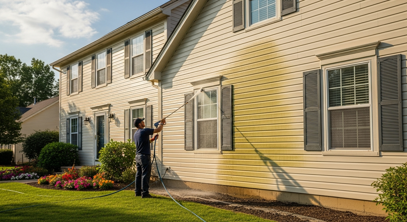 Historic Home Soft Wash