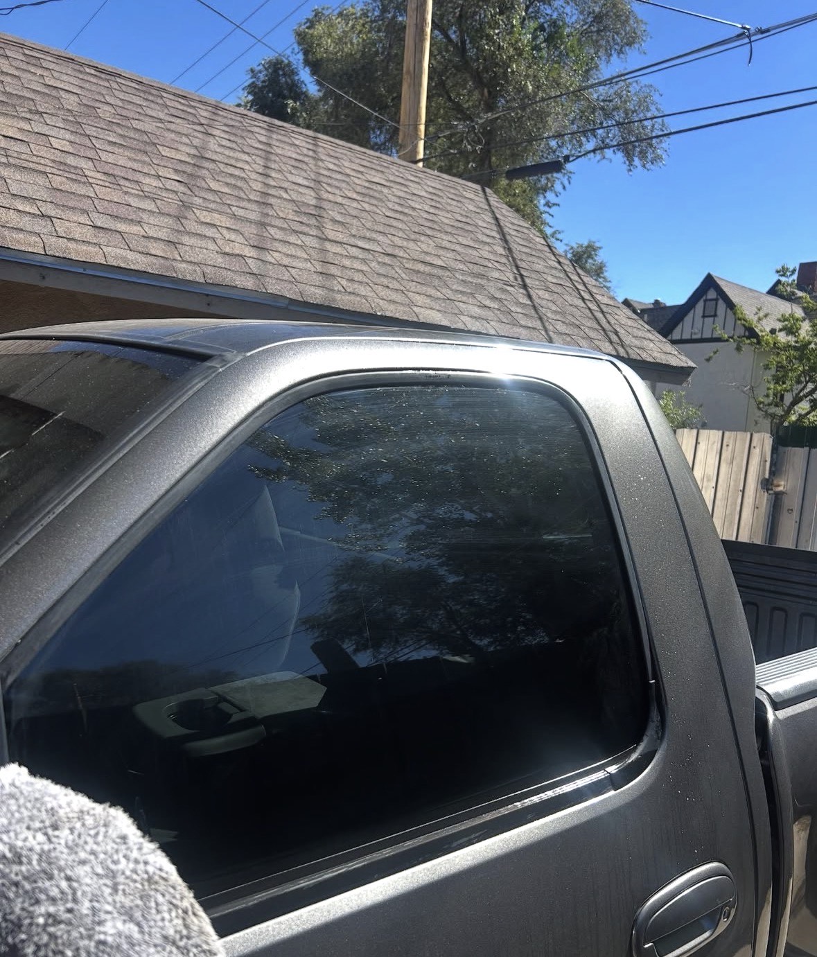 window tinting application auto glass professional