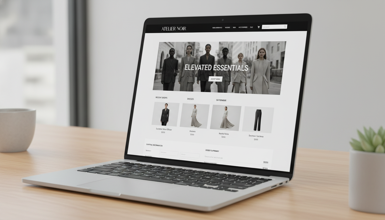 Fashion ecommerce website design