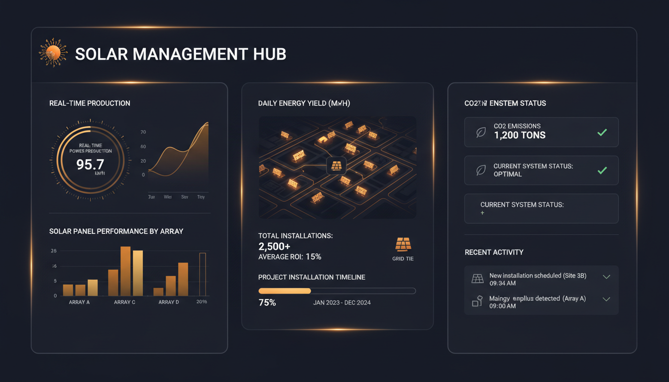 VoiceLinkAI Solar Dashboard