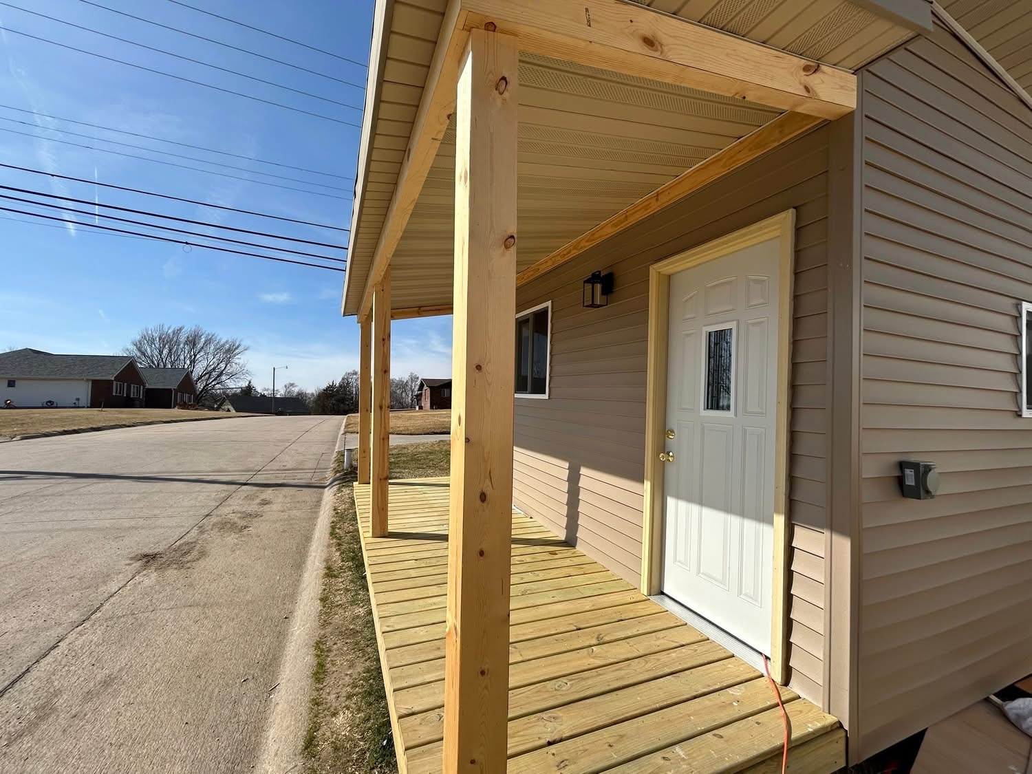 tiny home front entrance