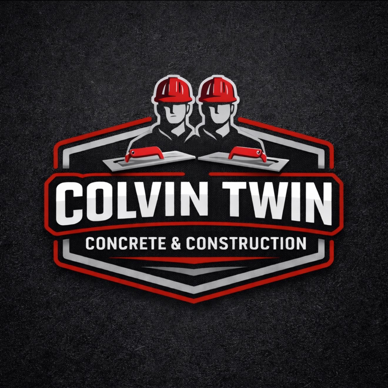 Professional construction work site