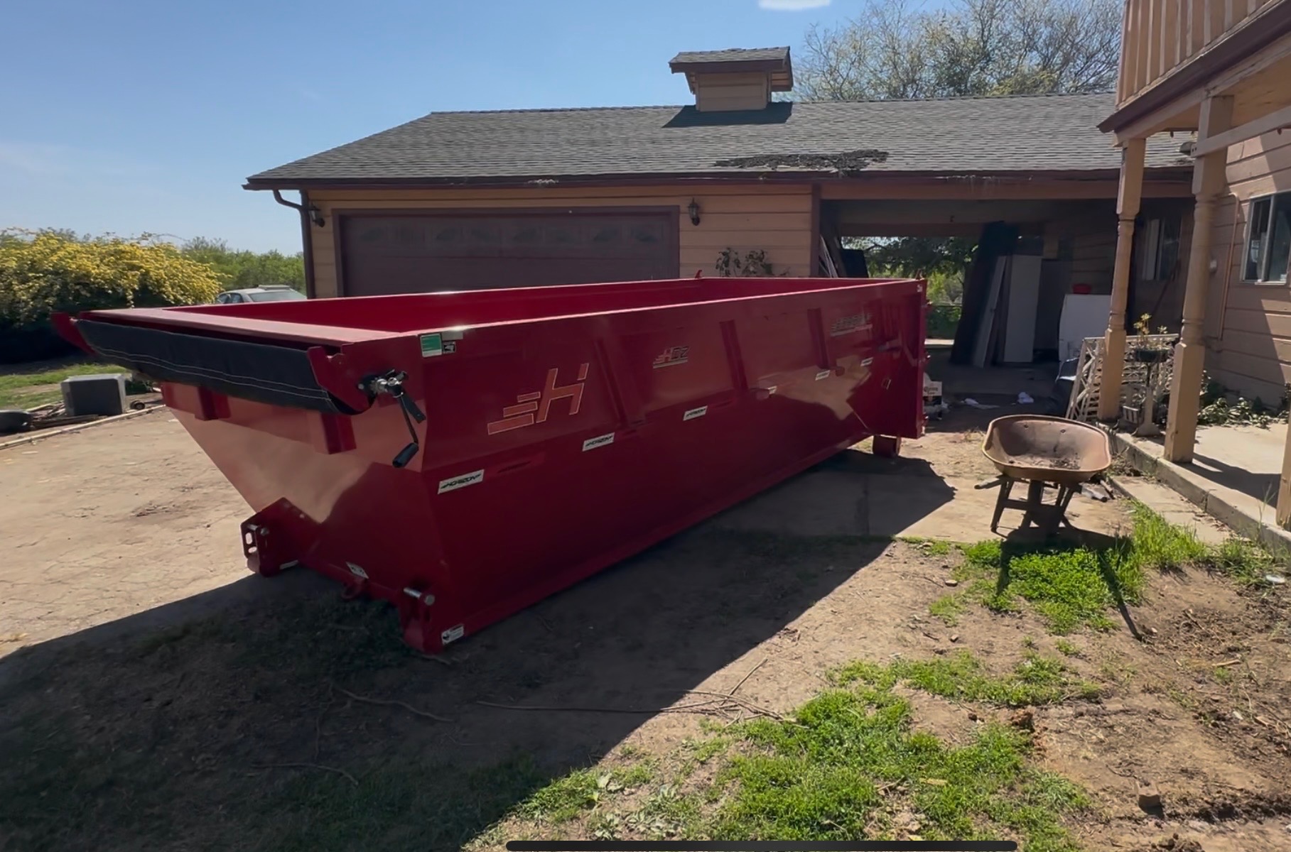 Dumpster pickup