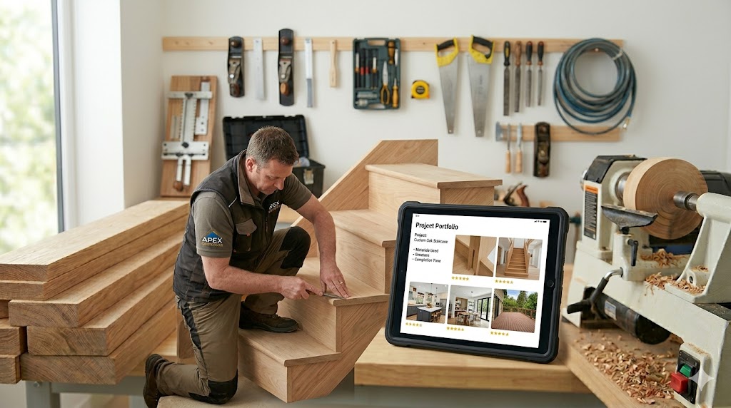 professional plumbing website design mockup