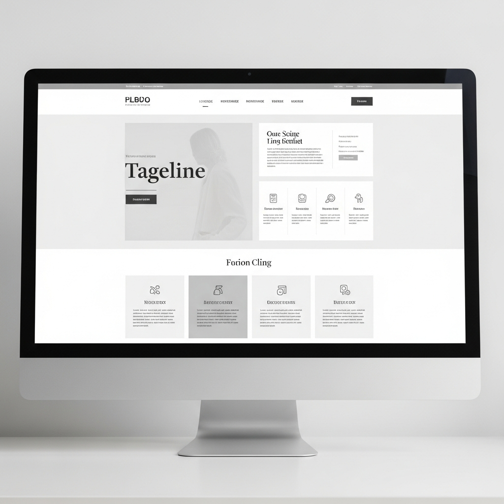 minimalist abstract web design agency
