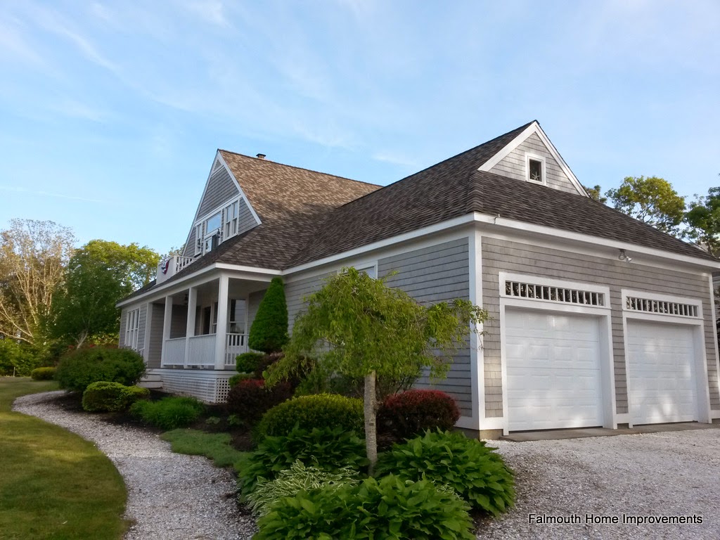Exterior view of a beautifully renovated Falmouth home