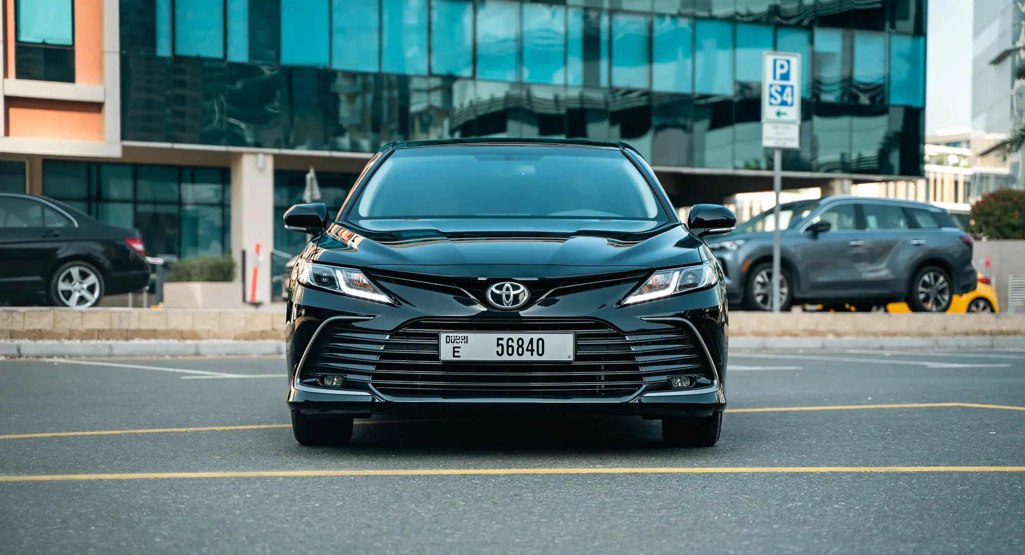 White Toyota Camry